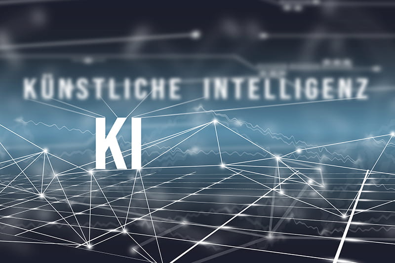 Eine Grafik symbolisiert künstliche Intelligenz.