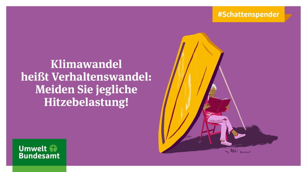 Klimawandel heißt Verhaltenswandel: Meiden Sie jegliche Hitzebelastung!