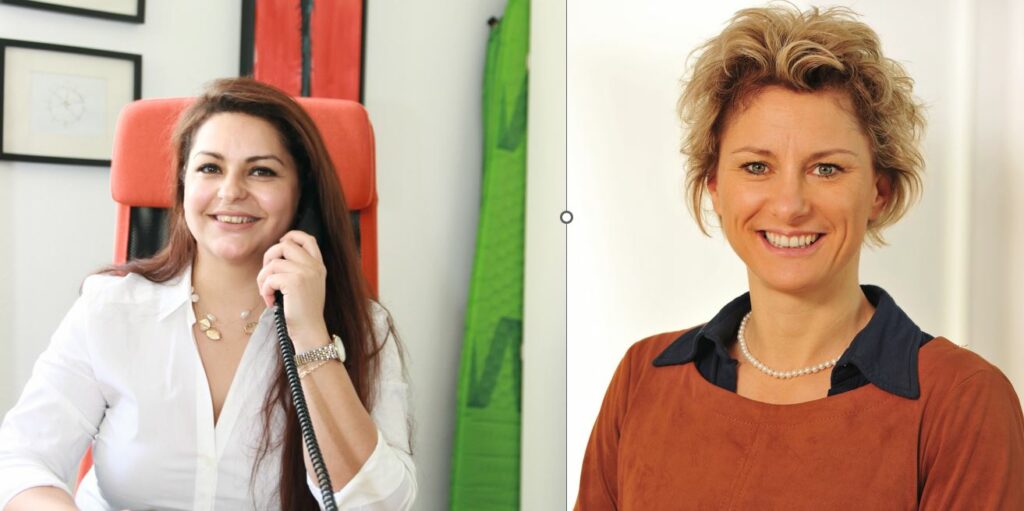 Nagham Jaber und Sandra Bensch